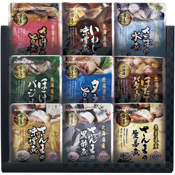 惣菜 お歳暮 ギフト 冬ギフト 北海道産 おさかな 旨煮 A セット 詰め合わせ 魚介類 水産加工品 鮭 さんま いわし 帆立 レトルト 食品 内祝い お返し 出産内祝い 結婚内祝い 結婚祝い 出産祝い 香典返し 快気祝い お祝い返し 引越し 挨拶 お礼 送料無料 HKDF-A9｜価格・送料・ポイント還元まとめ